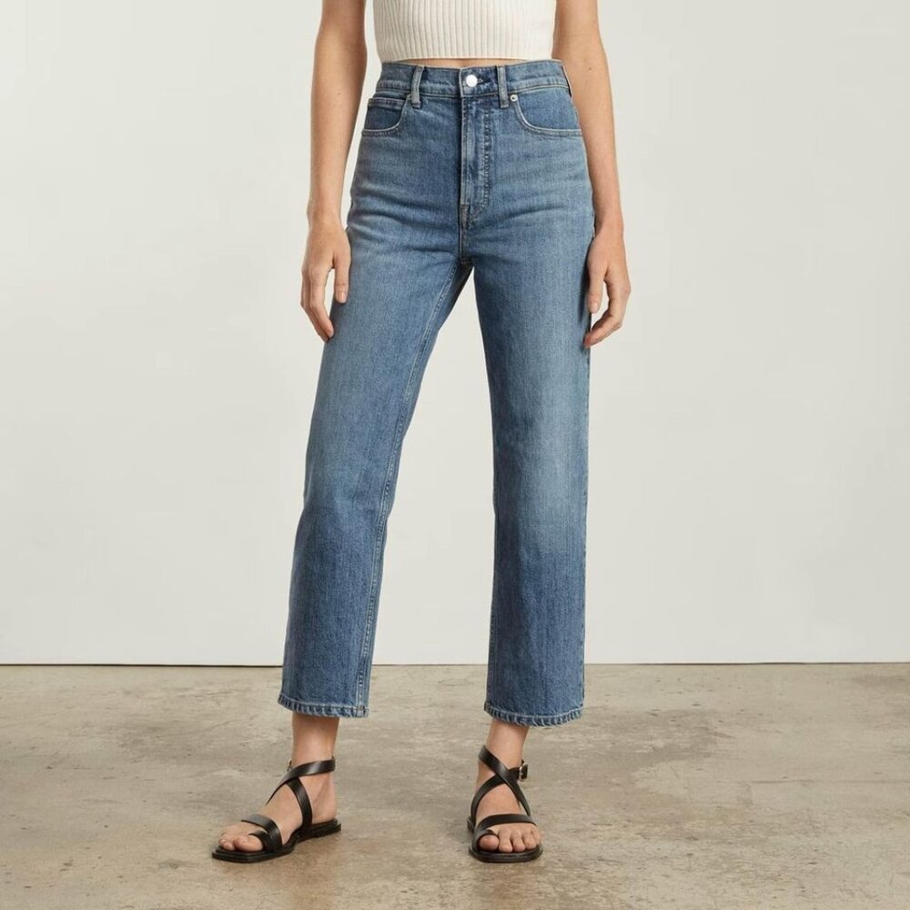 Everlane Way High Jean size 25 in Folsom Blue